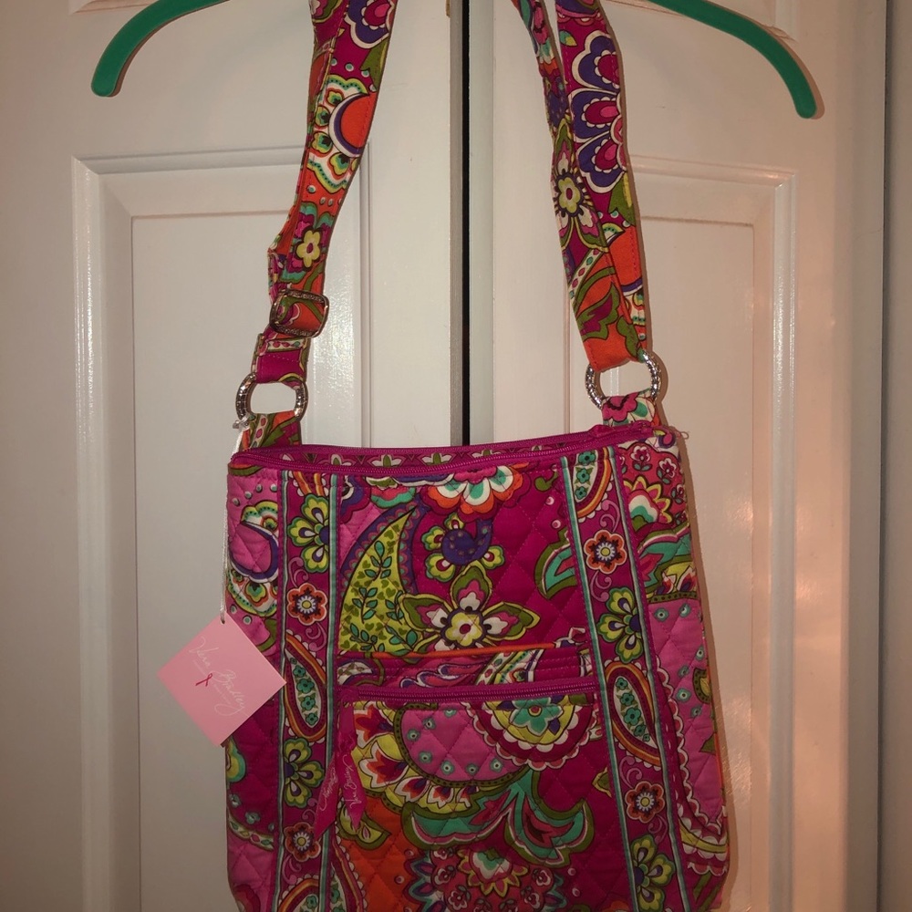 Vera Bradley breast cancer edition side bag